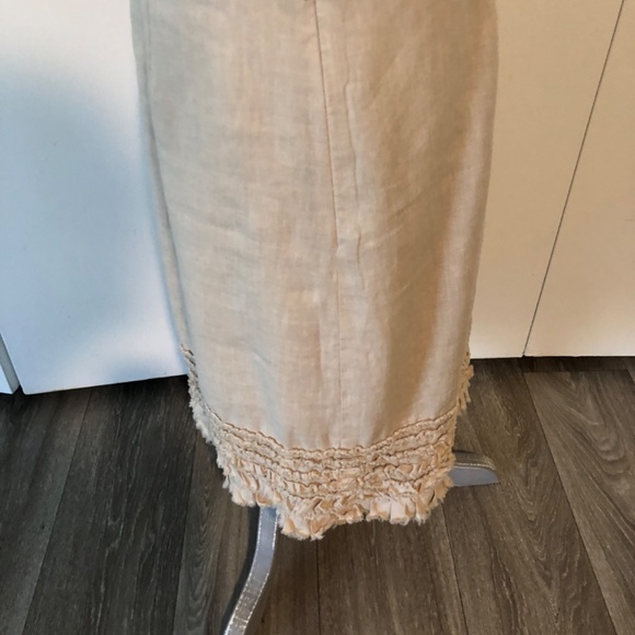 🕛 TOMMY BAHAMA BEAUTIFUL TAN SKIRT SIZE 6 LOOKS LIKE NEW - Picture 4 of 6